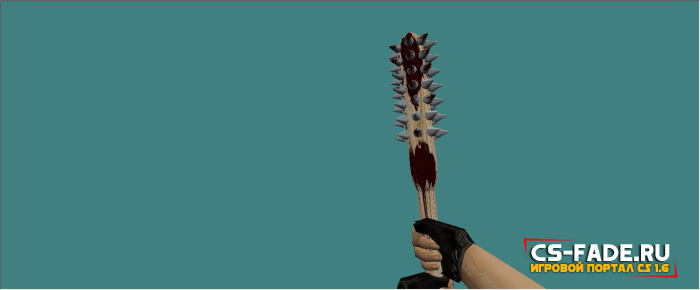   Bloody baseball bat with spikes  CS 1.6