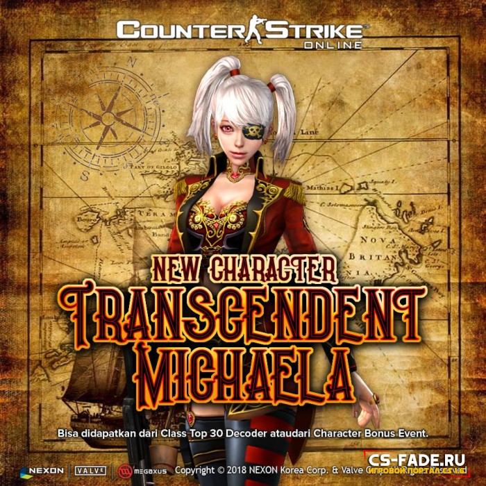 Модель игрока «Transcendent Michaela» для CS 1.6