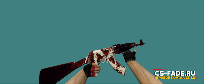 Модель оружия «HD AK-47 Marauder из CS:GO» для CS 1.6